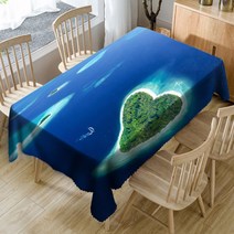 이코디 코지 센스티 테이블보, 랜드러브, 153 x 214 cm