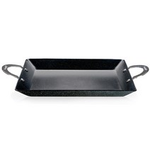 유진토스코 코팅 사각 볶음팬, 소소(가로 270mm x 세로 250mm x 높이 34mm), 1개