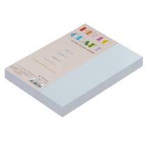 종이문화 친환경색지 레인보우카드 No.19 미스티블루, A5, 90매