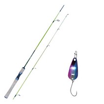 원다 예그린 스피닝 루어낚싯대 562UL + 다미끼 메탈지그 앤 피카 스푼 B 2.8g, 008 RAINBOW