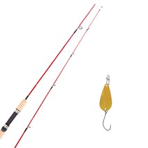 원다 레드 엡실론 루어낚싯대 502L + 다미끼크라프트 메탈지그 앤 피카 스푼 A 3.5g, 020 MANGO YELLOW