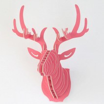 가팡 사슴 헌팅트로피 trophy01, 핑크