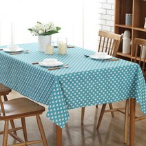 이코디 하트 체리쉬 테이블 보, 스카이, 120 x 160 cm