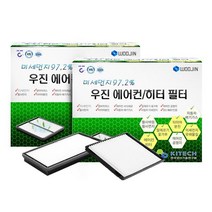 우진필터 차량용 우진 미세먼지 에어컨 히터 필터 AP, ss07, 2개입