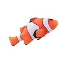 바이셀 고양이 캣닢 인형 크라운피쉬 60cm, 혼합 색상, 1개