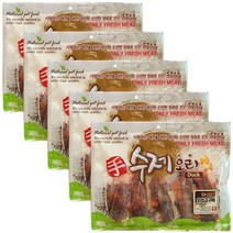 수제오리 강아지 건조간식 240g, 오리고구마, 5개입