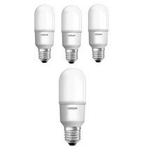 오스람 LED 스틱전구 10W, 주광색, 4개입