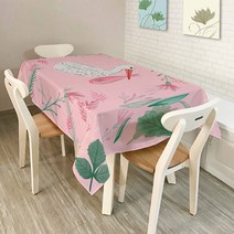 스토어33 싱그러운 정글 테이블보, E, a 140 x b 180 cm