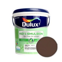 듀럭스 키즈에멀전 무광 페인트 3L, Fudge Cookie, 1개