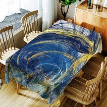 스토어33 몽환 방수 식탁보, C, 140 x 140 cm