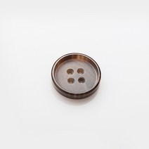 HR빅버튼 샌더슨 단추 25mm, 브라운, 12개입