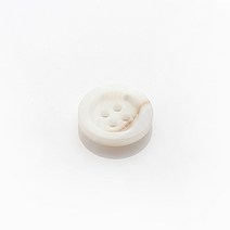 HR빅버튼 더샾 무광 단추 23mm, 화이트, 12개입