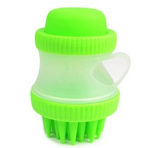 아리코 DrMini 양이 아지 실리콘 목욕 브러쉬, 그린, 1개