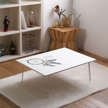 스토리퍼니쳐 키높이 액자테이블 드림캐쳐2 HOPE 대, 화이트