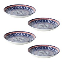 디어리빙 북유럽포터리B 접시 15.5cm 블루, 4개입, 단품