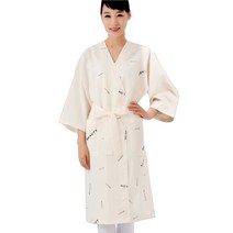 라인 뷰티 손님 가운, 옐로우(LN1017), 1개