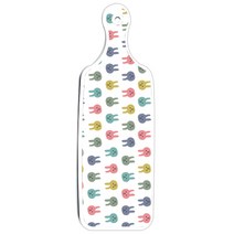 로엠디자인 양면 서빙 도마 보드 물고기패턴, 토끼, 1개