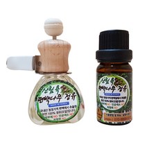 친환경편백아트 정유 차량용방향제 겸 디퓨저 편백나무2, 1세트