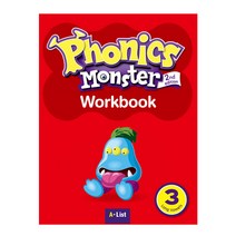 Phonics Monster. 3: Long Vowels(Workbook), A List