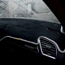 블루코드 펠트 논슬립 대쉬보드커버 메탈로고 블랙+멜란지, 올뉴카렌스 2013~2016년