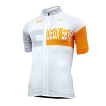 듀스세븐 레이싱핏 자전거 반팔져지 심플오렌지