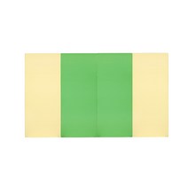 퍼니존 퍼니테라피 아이보리비비드시리즈6 유아폴더매트, 아이보리 + 그린