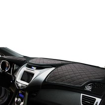 VIP 샤무드 대쉬보드커버 럭셔리블랙, 현대, 올뉴투싼(중앙스피커유)