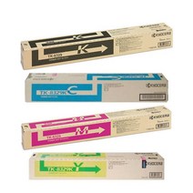 교세라 잉크토너 TK-8329KK + TK-8329KC + TK-8329KM + TK-8329KY, 검정, 파랑, 빨강, 노랑, 1세트