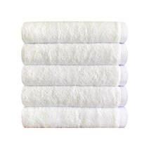 송월타월 호텔수건 디아망 뱀부 170g, 화이트, 5개