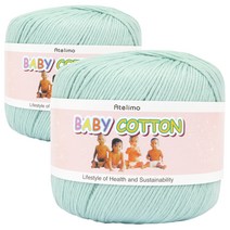 베이비코튼 뜨개실 2p, 28 세라믹, 2개
