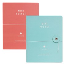 데얼스 4 x 6 미니 포켓앨범 2p, 민트, 토마토, 20매