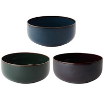 아티젠 FS 퍼플 샐러드볼 17cm + 피콕그린 17cm + 블루 17cm, 혼합 색상, 3개입