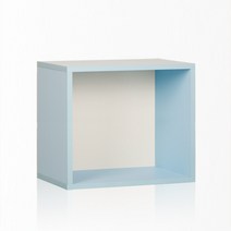 하우디가구 칸높은1단 칼라공간박스 DIY, 하늘