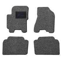 엣스핏 블란도 코일 차량용카매트 확장형 그레이, 엑티언 2005년10월~2010년12월 WS131