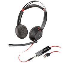 플랜트로닉스 Blackwire C5220-M 헤드셋, 혼합 색상