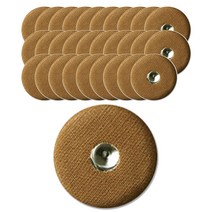 패션포인트 싸개스냅단추 11mm, 브라운, 100개입