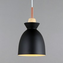 라티조명 파브리 1등 펜던트조명, A형 블랙