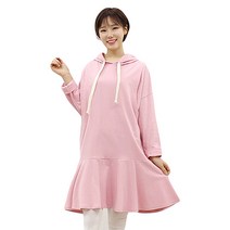 팡팡샵 T 긴 후드플레어수유 원피스