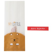 황씨네도시락 멍이M 봉투 100p + 빨강띠지 스티커 친구야 맛있게 먹어 100p, 1세트