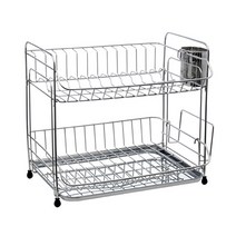 CP 디엠 올스텐 식기건조대 2단, 1개, 실버