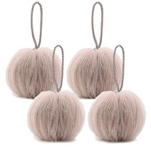 리버그린 고급 탱탱샤워볼, 베이지, 4개