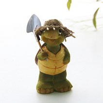 리버그린 밀집모자를 쓴 거북돌이 장식인형, C타입