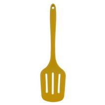 키친팩토리 파스텔 실리콘 뒤집개, 머스타드, 1개