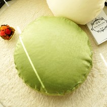 나비손길 원형 입체 쿠션 마이크로솜포함, 그린