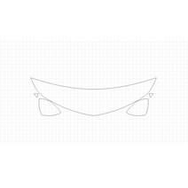 헥시스 쉐보레 크루즈 L 2018 PVC재질 HFM BIKINI A형 PPF보호필름, 1개