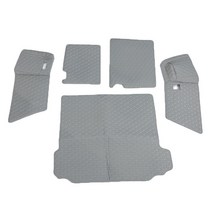 JIAODIAN 프리미엄 퀼팅 트렁크 매트 그레이 HB0732, BMW, X5 2008~2013(5인승)