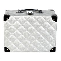 메이브라운 메이크업박스 T069, 실버, 1개