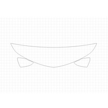 헥시스 쉐보레 크루즈 PREMIER HATCH 2018 PVC HFM BIKINI A형 PPF보호필름, 1개