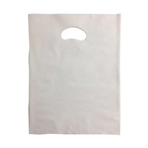 팩스타 펀칭 비닐 포장봉투 가로 25cm x 세로 35cm PE25, 백색, 50개입