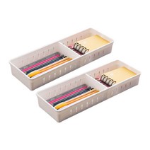 앤티스 분리형 주방 정리함 L, 화이트, 2개입